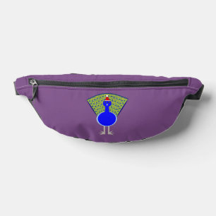 Funny Christmas Peacock Bauchtasche