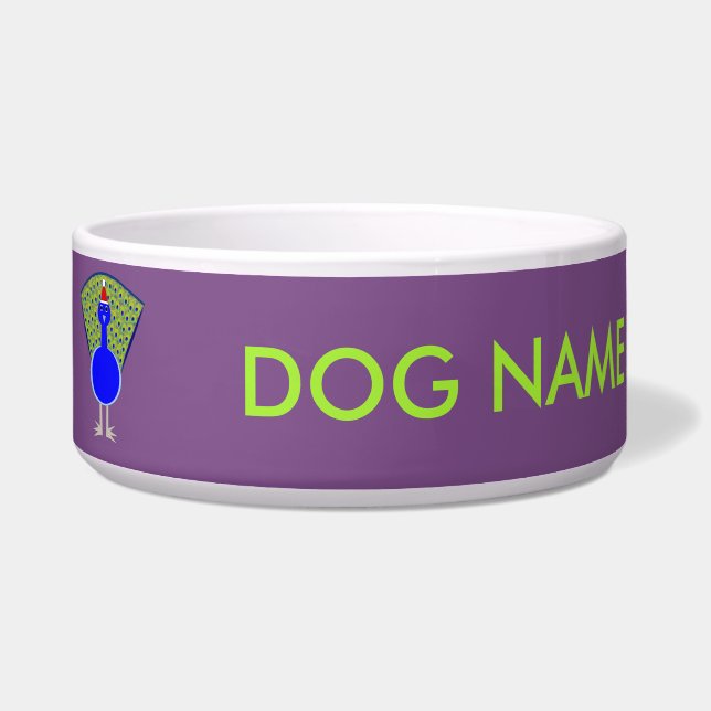Funny Christmas Peacock Custom Napf (Links)