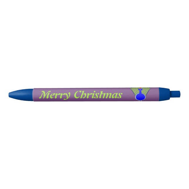 Funny Christmas Peacock Personalisiert Kugelschreiber (Vorderseite)