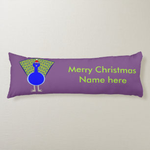 Funny Christmas Peacock Seitenschläferkissen
