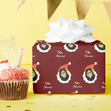 Funny Christmas Personalisiertes Foto Gesicht Span