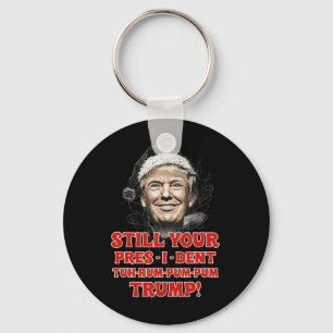 Funny Christmas Präsident Trump Pajamas Ugly Chris Schlüsselanhänger