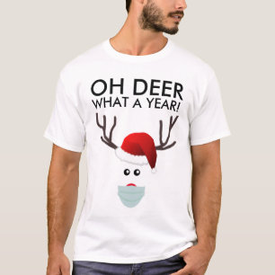 Funny Christmas Reindeer Holiday Mode T-Shirt