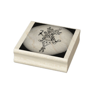 Funny Christmas Rentier Briefmarke Gummistempel