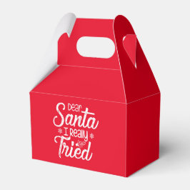 Funny Christmas saying Geschenkschachtel