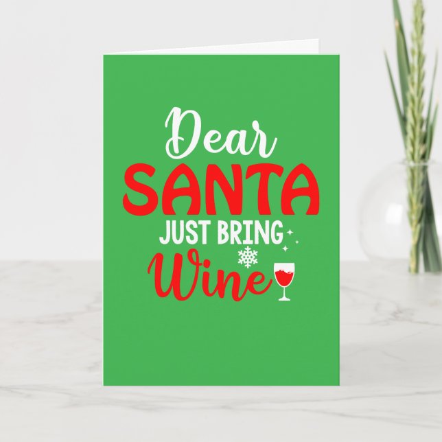 Funny Christmas saying Karte (Vorderseite)