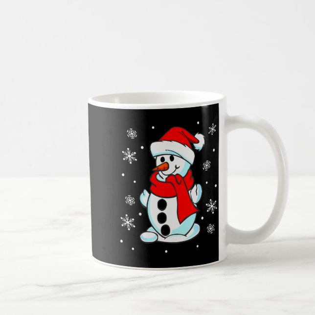 Funny Christmas Snowman Tee Cute Santa Men Women K Kaffeetasse (Rechts)