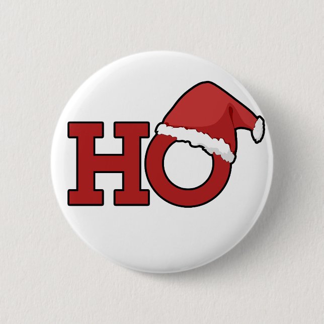 Funny Christmas Spaß Button (Vorderseite)