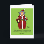 Funny Christmas Spaß Grußkarte für ihn Feiertagskarte<br><div class="desc">Frohe Weihnachten! Genießen Sie das Lachen mit dieser unglaublich witzig Weihnachtsgrüßkarte des Spaßes von Bill Abbott; lachen Sie mit Ihren besten Wünschen in dieser Feriensaison. Bill Abbotts Cartoon "Spectickles",  das international syndizierte Comic,  ist auch in Hallmark UK,  Reader's Digest und anderen feinen Magazinen erschienen.</div>