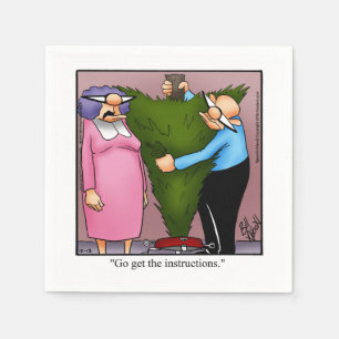 Funny Christmas Spaß Napkins Serviette