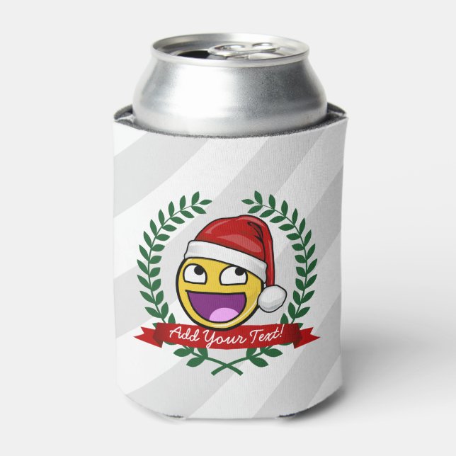 Funny Christmas Style Phantastische Face Meme Dosenkühler (Kanne Vorderseite)