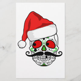 Funny Christmas Sugar Skull