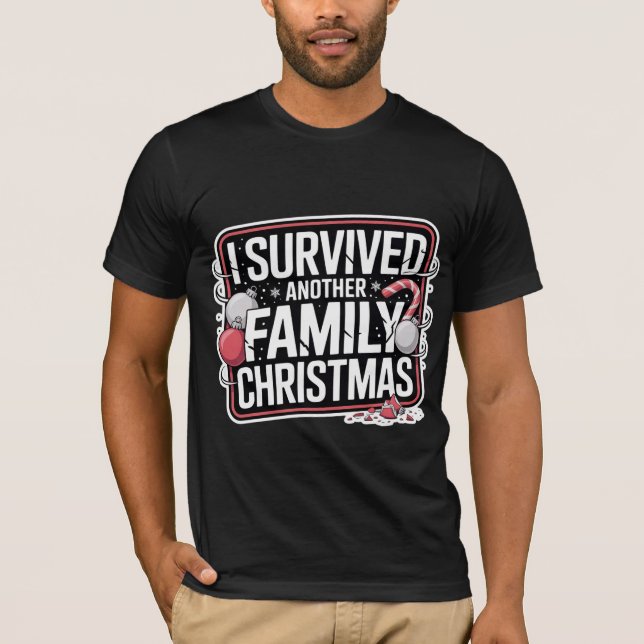 Funny Christmas Survivor Shirt (Vorderseite)