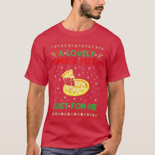 Funny Christmas Sweater Eine köstliche Käse Pizza T-Shirt