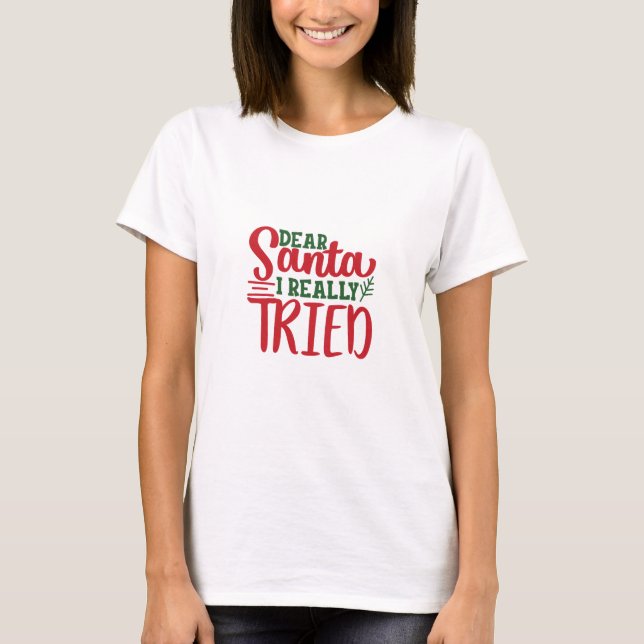 Funny Christmas T-Shirt (Vorderseite)
