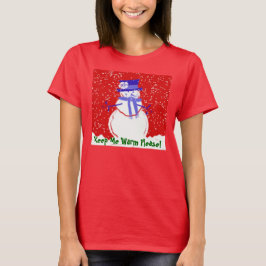 FUNNY CHRISTMAS T-SHIRTS - GARDEZ-MOI CHAUD LA NEI