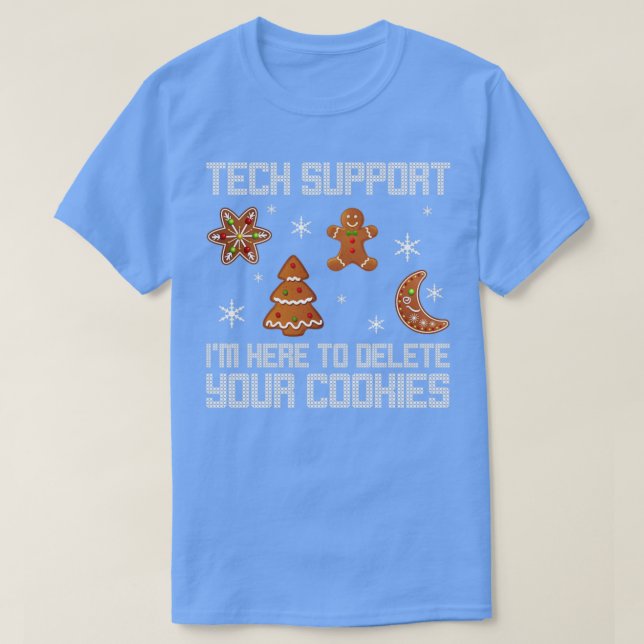Funny Christmas Tech Support Shirt Computer Progra (Design vorne)