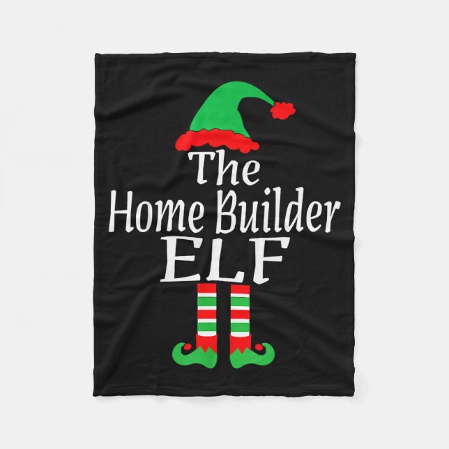 Funny Christmas The Home Builder Elf Developer Arc Fleecedecke (Vorderseite)