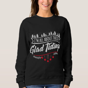 Funny Christmas Tree Lights Ugly Sweater Glad Tidi Sweatshirt