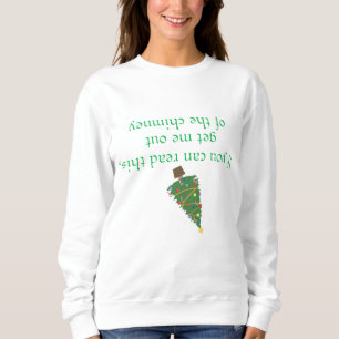 Funny Christmas Updown Phrase Sweatshirt