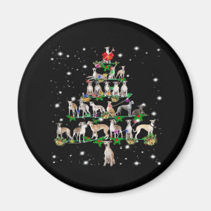Funny Christmas Whippet Hund Liebhaber Geschenk Es Magnet
