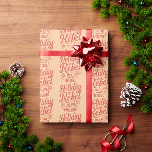 Funny Christmas Wrapping Paper Geschenkpapier (Feiertagsgeschenk)