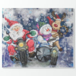 Funny Christmas Wrapping Papier Happy Best Friends Geschenkpapier<br><div class="desc">Frohes Weihnachten Die besten Freunde Funny Wrapping Paper - MIGNED Painting Design - Anpassbar</div>