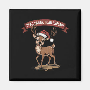 Funny Christmas Zitat - Lieber Weihnachten kann ic Magnet