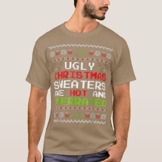 Funny Christmasfor Ugly Sweater Party Men Women Ki T-Shirt