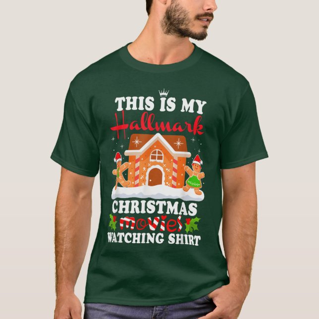 Funny Christmashis is my Hallmarks Movie Watch boy T-Shirt (Vorderseite)