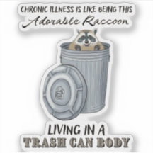 Funny Chronic Illness Sticker Chronic Illness Joke