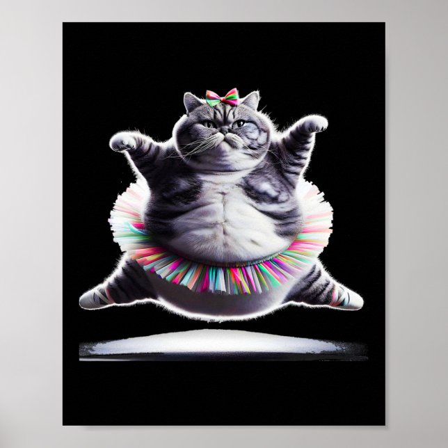 Funny Chub Niedlich Dancing Chat Poster (Vorne)