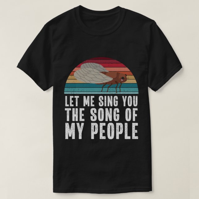 Funny Cicada Brood X Meme 17 Jahre Cicadas T-Shirt (Design vorne)