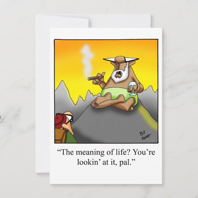 Funny Cigar Party Einladungen (Vorderseite)