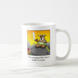 Funny Cigar Wise Man Cartoon Geschenke! Kaffeetasse