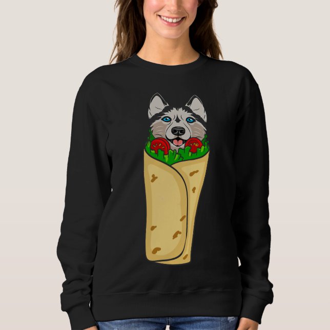Funny Cinco De Mayo Burrito Husky Cinco De Doggo S Sweatshirt (Vorderseite)