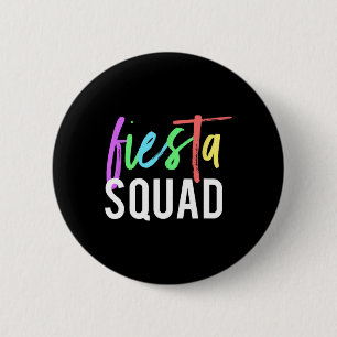 Funny Cinco de Mayo Fiesta Squad Design für Partie Button