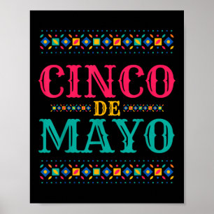 Funny Cinco De Mayo für mexikanisches Party Poster