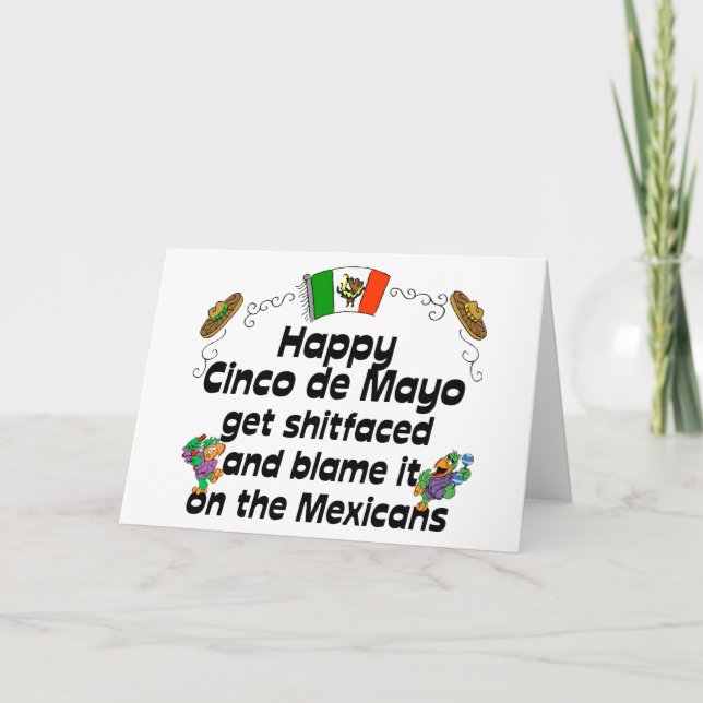 Funny Cinco de Mayo Karte (Vorderseite)