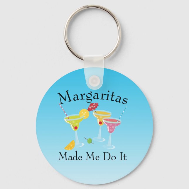 Funny Cinco De Mayo Margarita Schlüsselanhänger (Vorderseite)