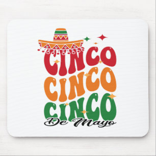 Funny Cinco De Mayo Mexican Fiesta 5 De Mayo Men W Mousepad