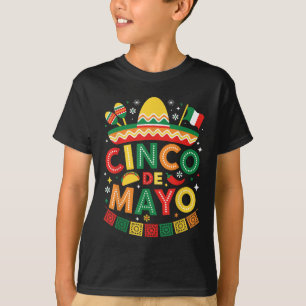Funny Cinco De Mayo Mexican Sombrero Hat Männer Fr T-Shirt