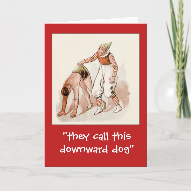 Funny Circus Poster (Vielleicht Risque) Karte (Vorderseite)