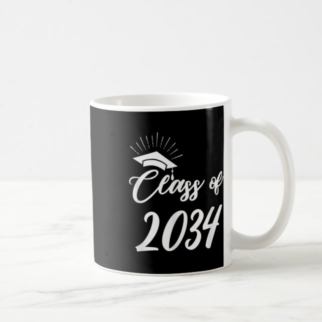 Funny Cl Of 20 Grow With You 2021 2022 Graduation  Kaffeetasse (Rechts)