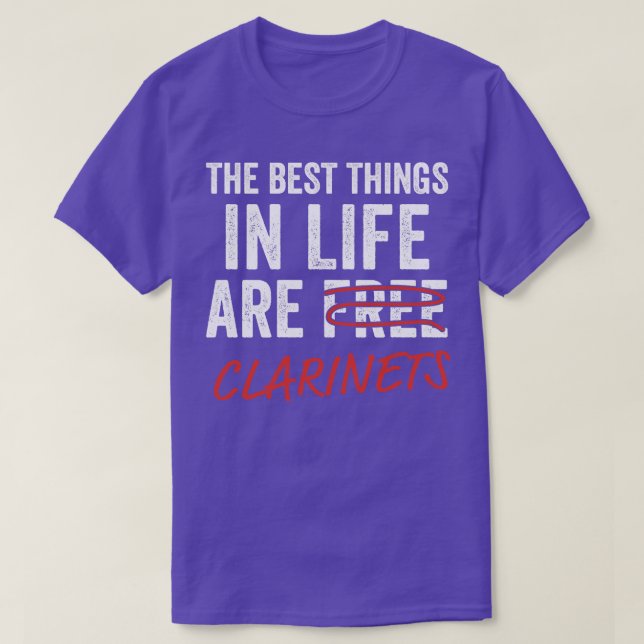 Funny Clarinet Player Clarinetist Bestes in L T-Shirt (Design vorne)