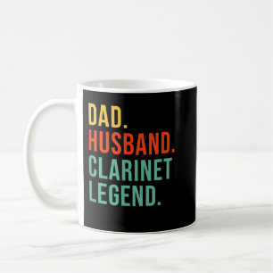 Funny Clarinet Vater Husband Legend Clarinetist Fa Kaffeetasse