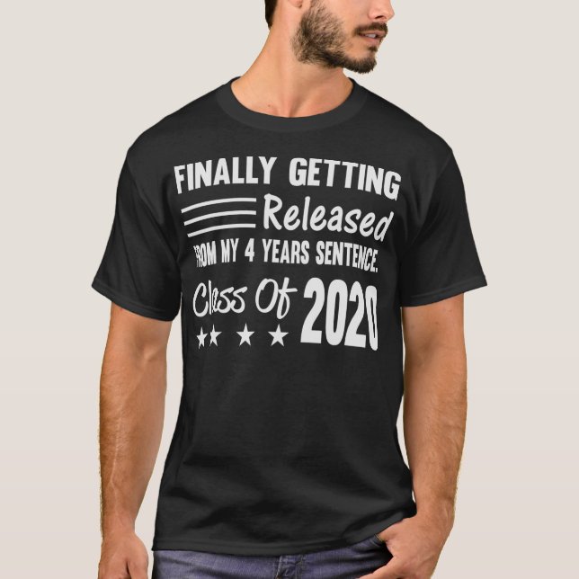 Funny Class of 2020 Shirt endlich veröffentlicht 4 (Vorderseite)