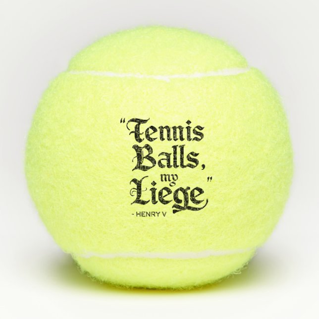Funny Classic Sports Player Tennisbälle (Vorderseite)
