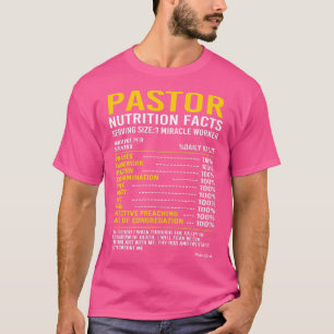 Funny Clergy Preacher Pastor ernährungsphysiologis T-Shirt