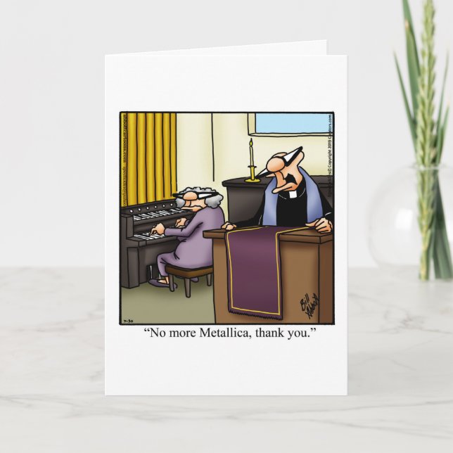 Funny Clergy Wertschätzung Wochenende Grußkarte Karte (Vorderseite)
